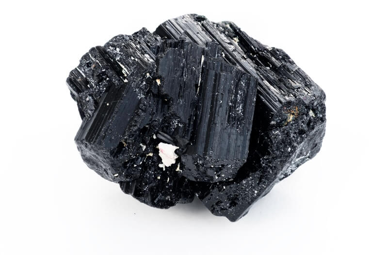 Black Tourmaline that is being used for affirmations