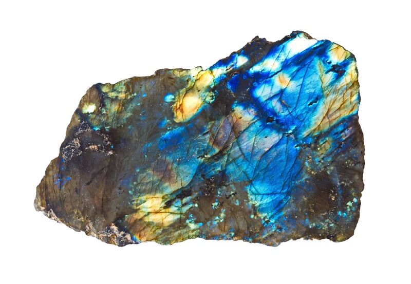 A Labradorite stone ready to be used for affirmations