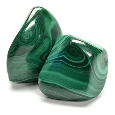 Malachite Smooth Tumbled Stones